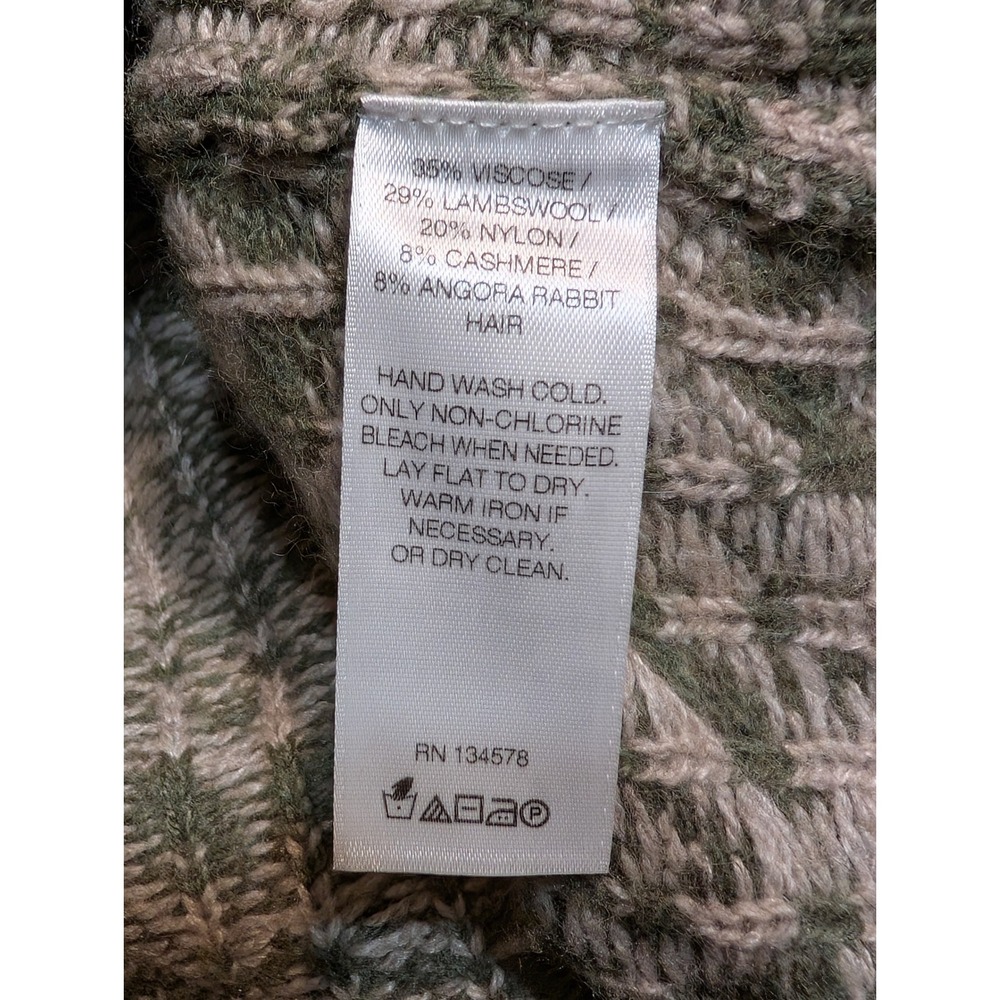 Vineyard Vines Men's‎ Two Color Fair Isle 1/4 Zip Pullover Angora/Cashmere Blend - Picture 3 of 5